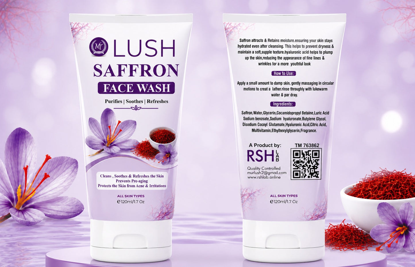 Lush Saffron Facewash